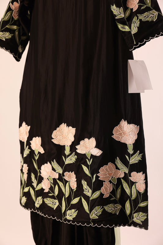 Black ME Kurta Dhoti set