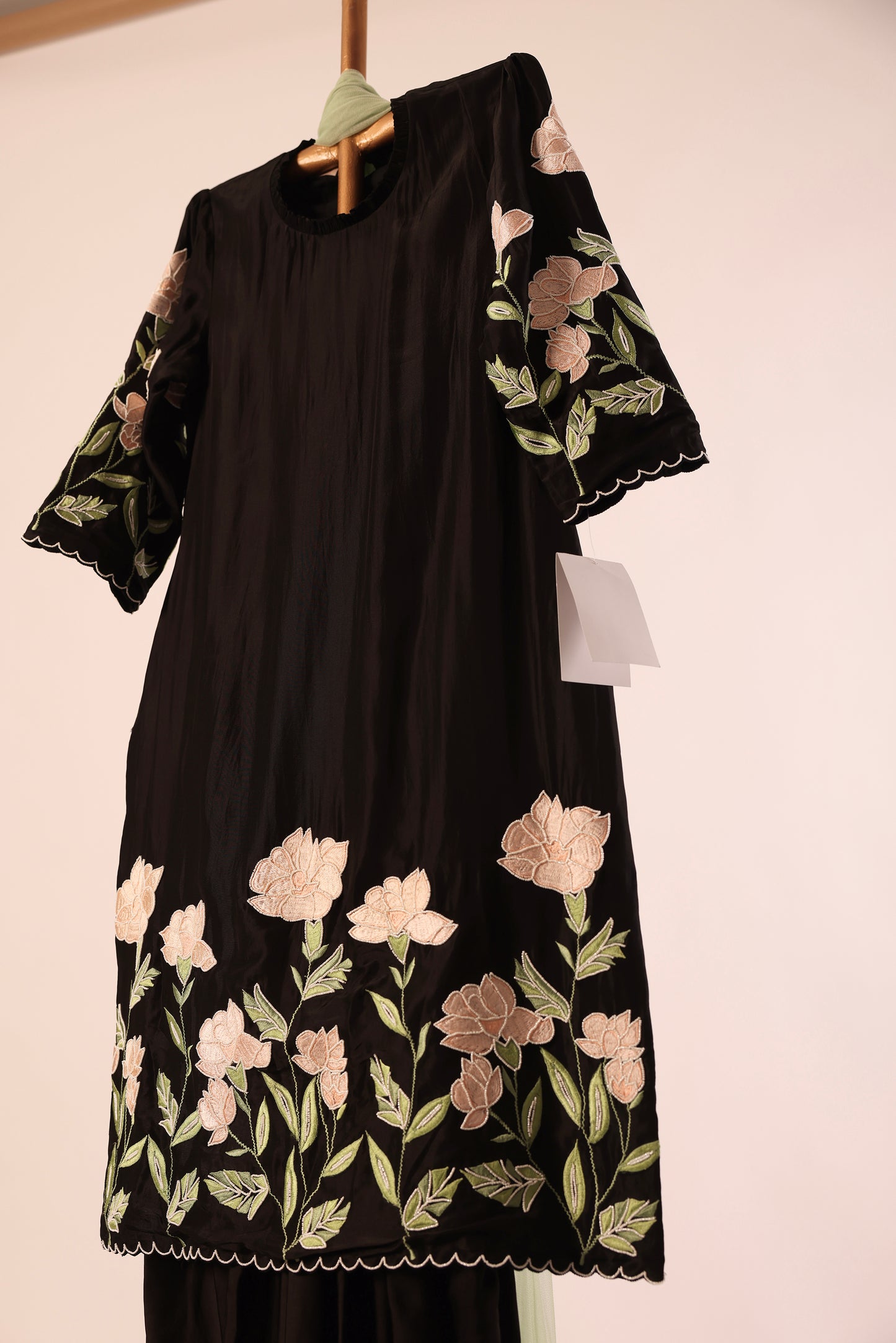 Black ME Kurta Dhoti set