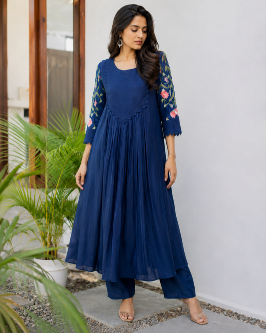 Blue MultiThread Kurta Set