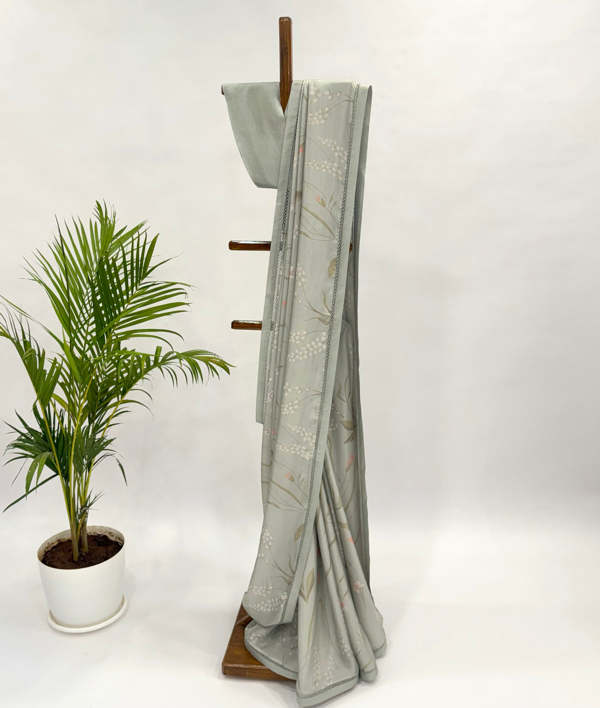 PASTEL GREEN BOTANICA SOFTSILK SAREE