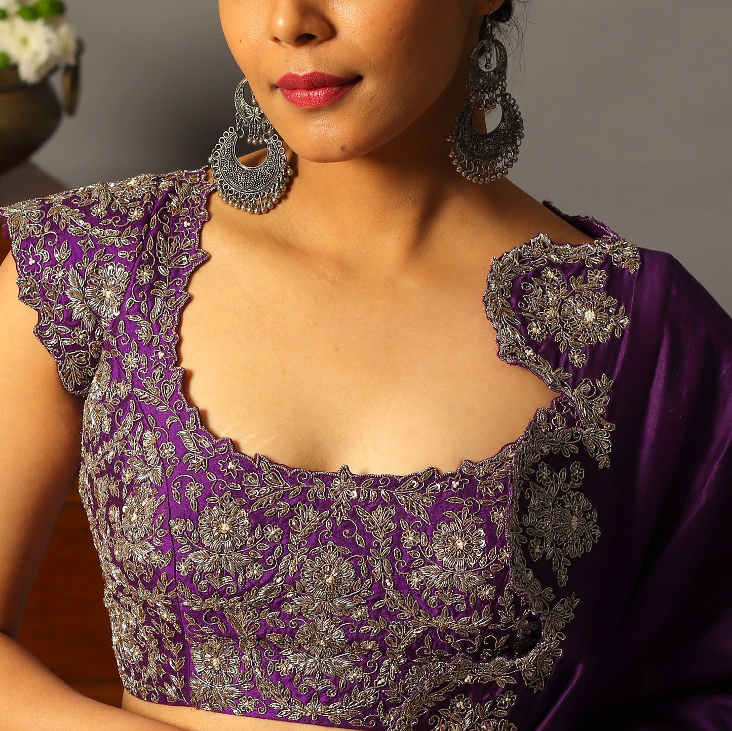 Purple Tamara Blouse