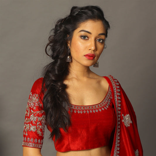 Red Tamara Blouse