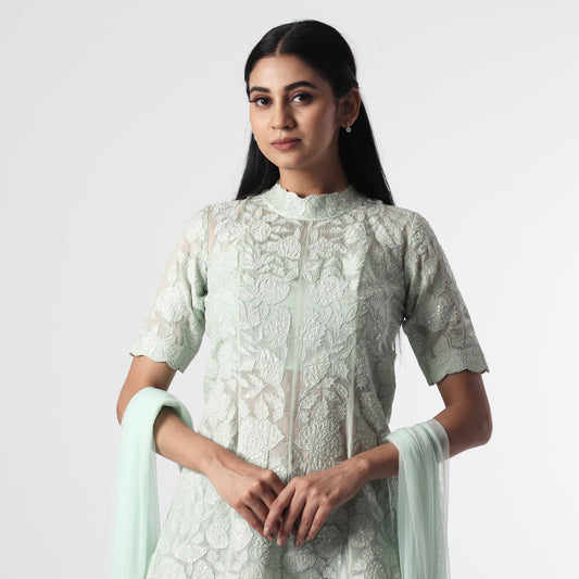 Applique Kurta Dhoti