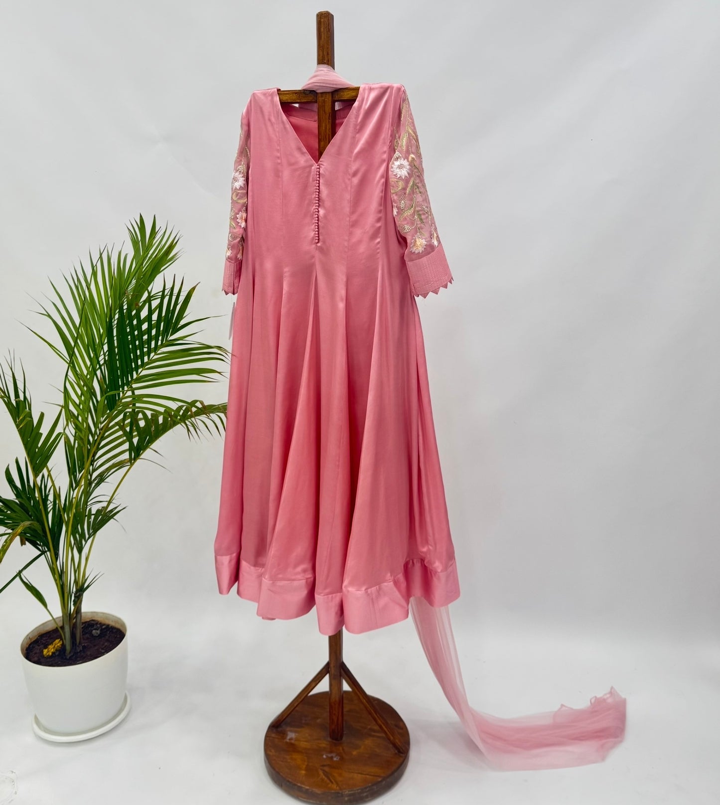 Powder Pink New ME Kurta Set with leggings