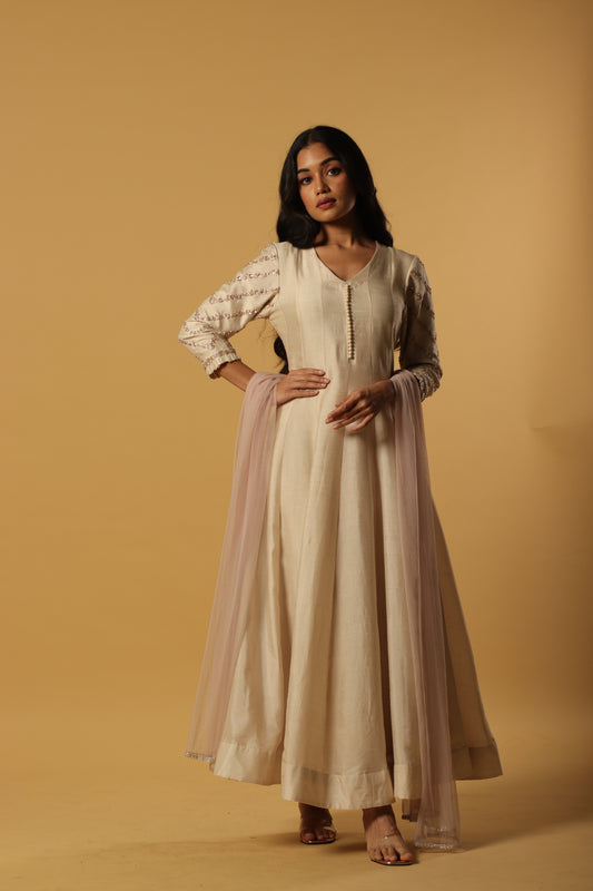 Ivory kurta set