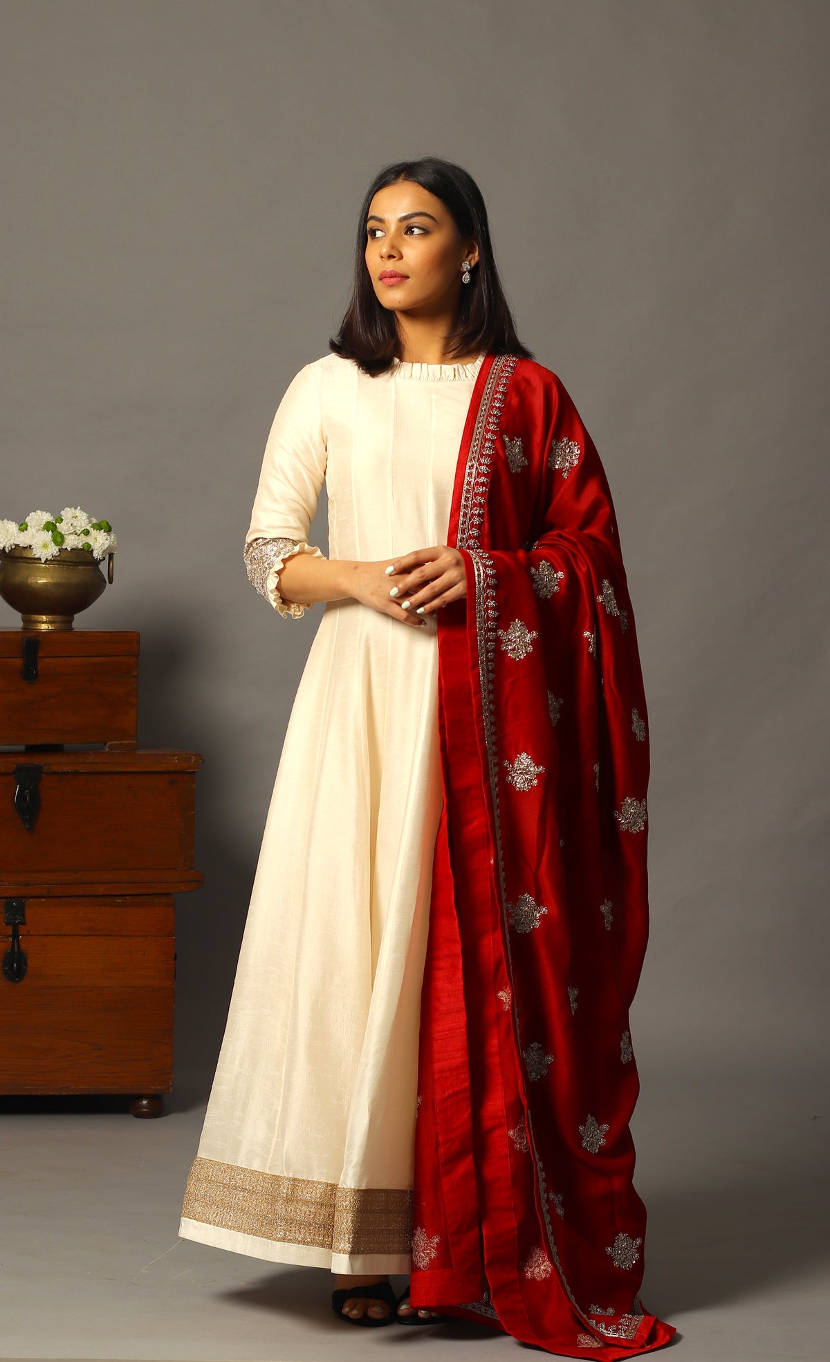 Maroon Tamara Dupatta