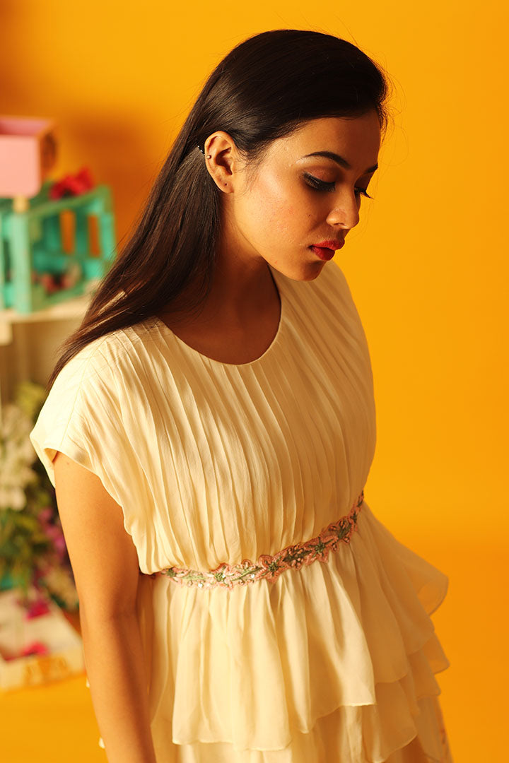 bloom peplum pants