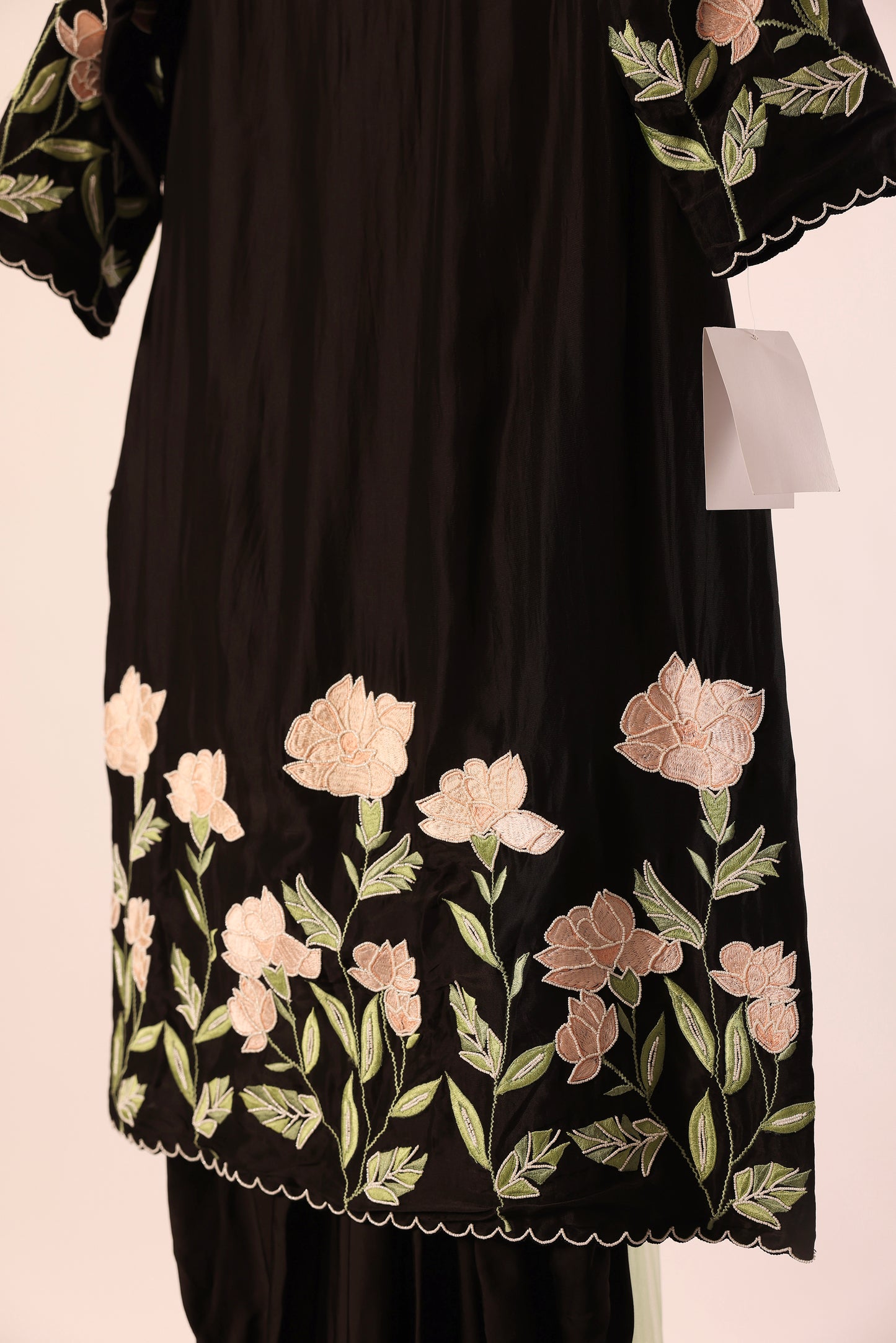 Black ME Kurta Dhoti set
