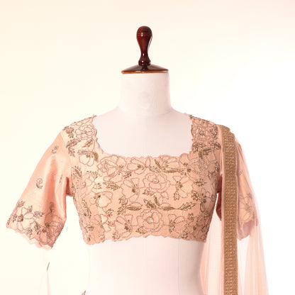 Soft Pink Knot Zarodi Blouse