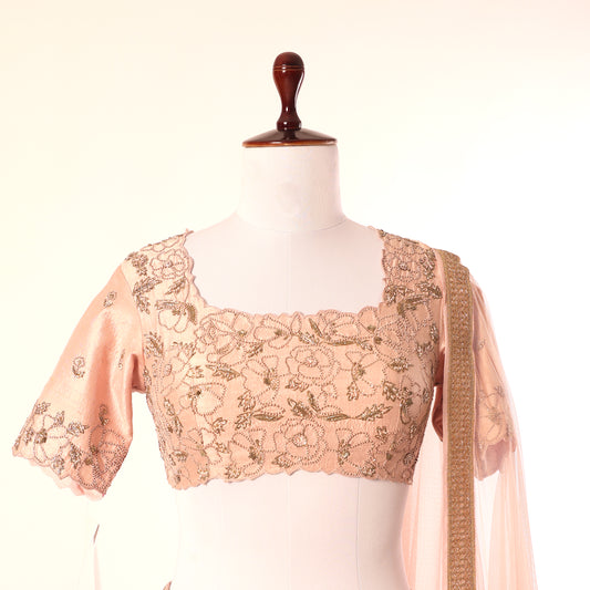 Soft Pink Knot Zarodi Blouse