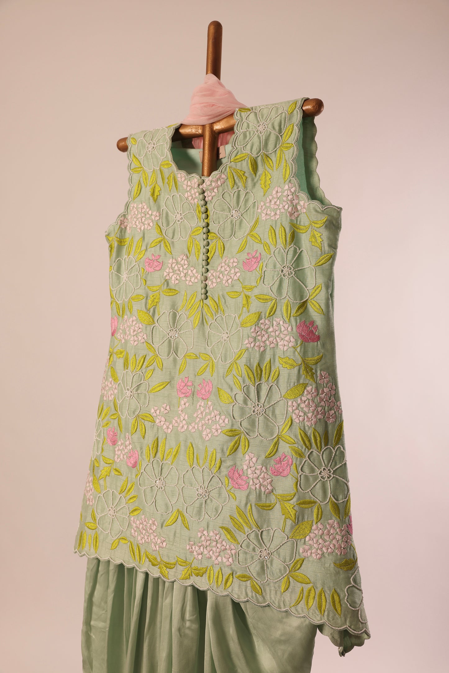 Seagreen MT dhoti set