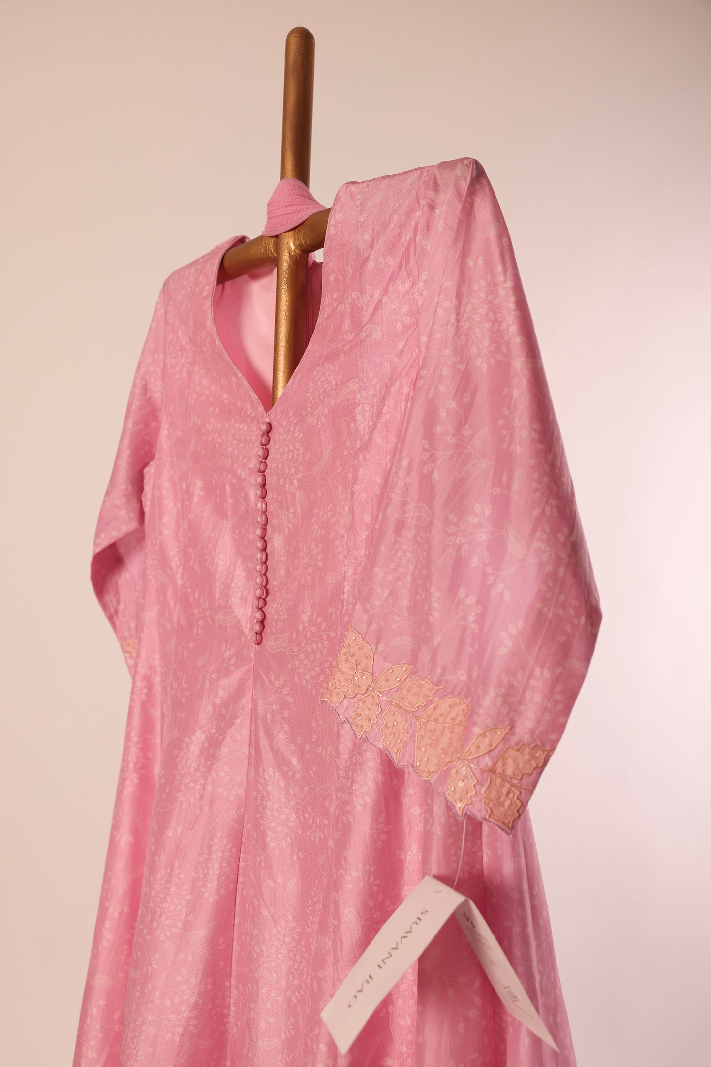 Pink kumri kurta set