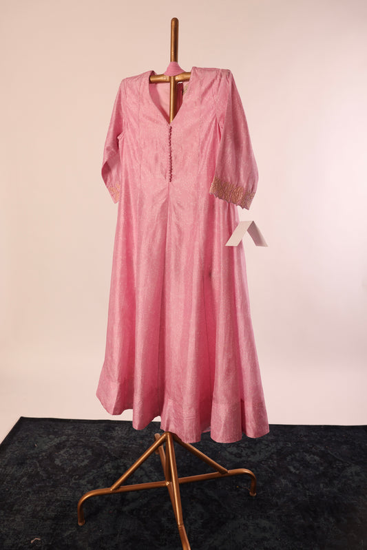 Pink kumri kurta set