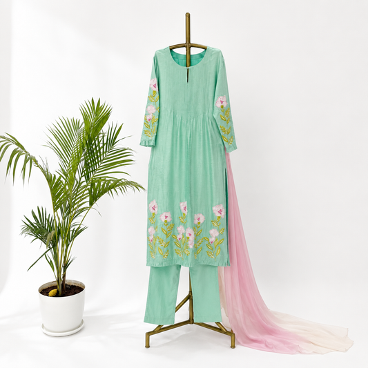Aqua ME straight cut Kurta Set