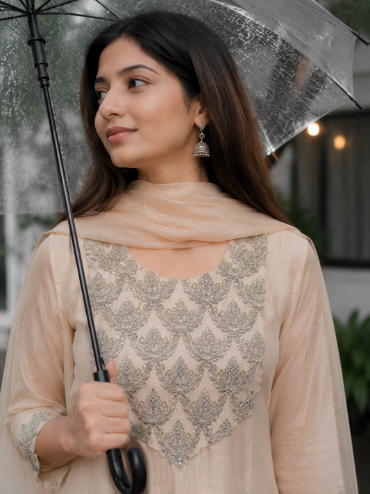 Ivory Tamara Kurta Set