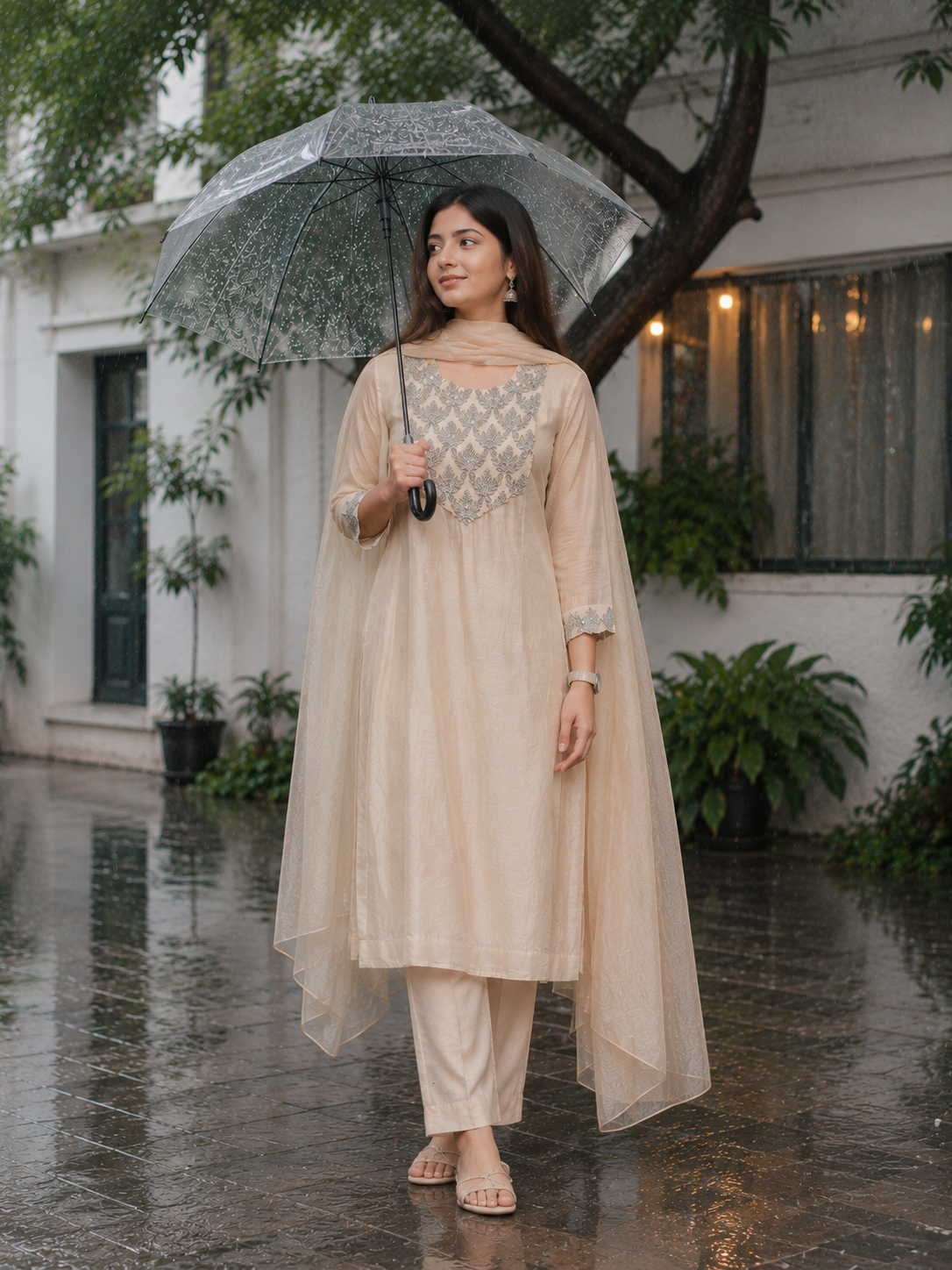 Ivory Tamara Kurta Set