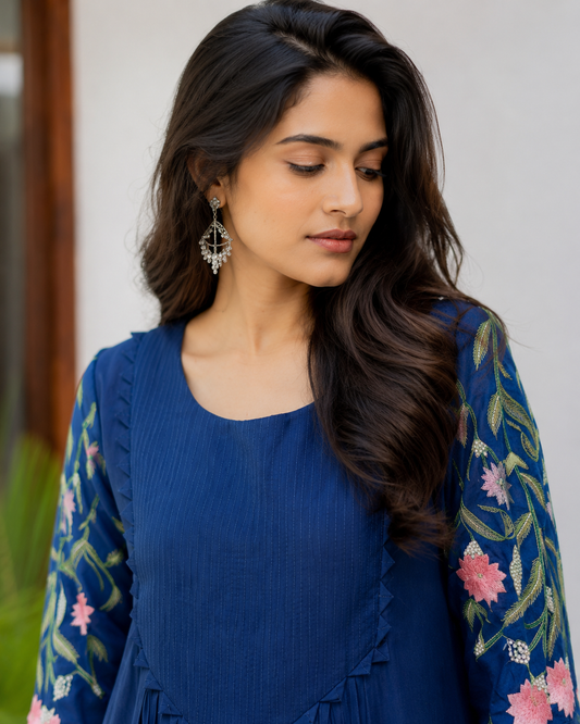 Blue MultiThread Kurta Set