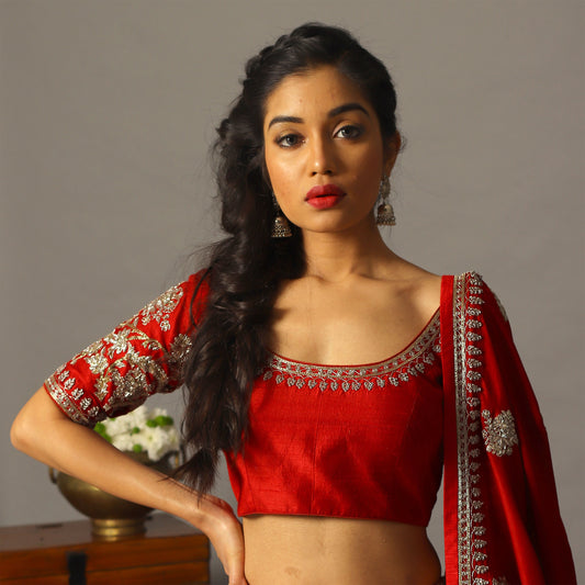 Red Tamara Blouse