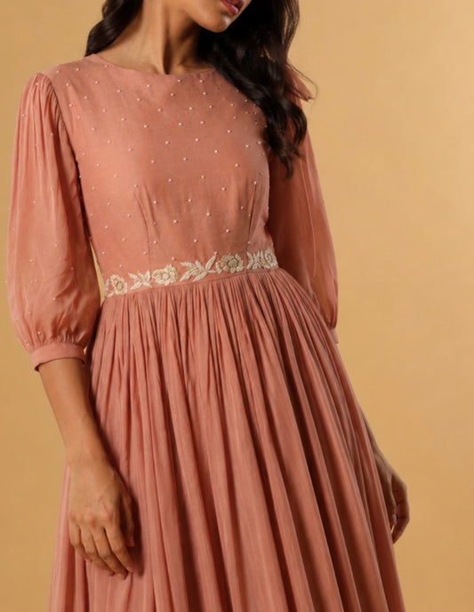 Old Rose Softsilk Floorlength
