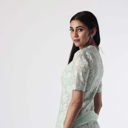 Applique Kurta Dhoti