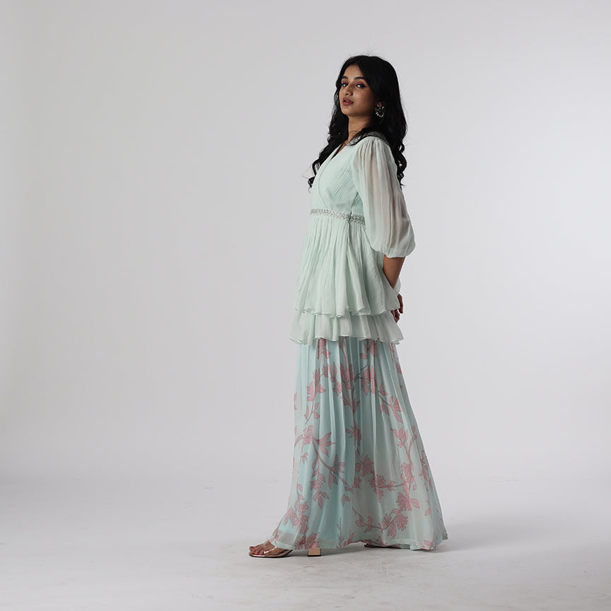 Foliole pants and peplum