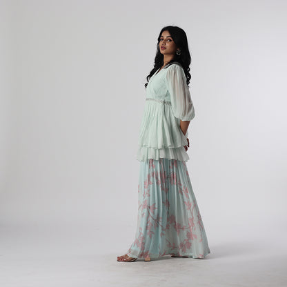 Foliole pants and peplum