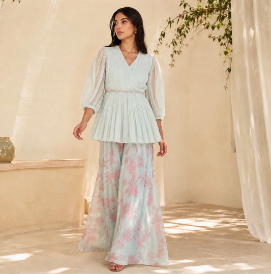Foliole pants and peplum