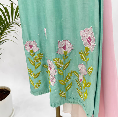 Aqua ME straight cut Kurta Set