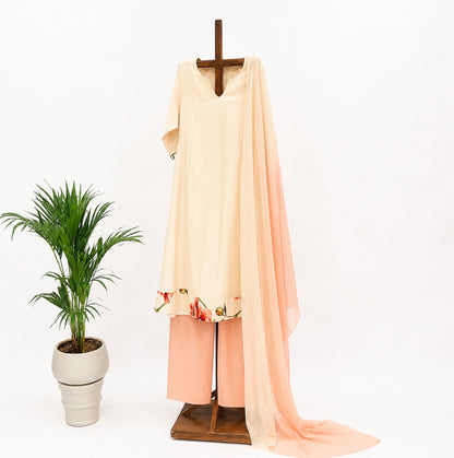 Offwhite Peonia Kurta Set