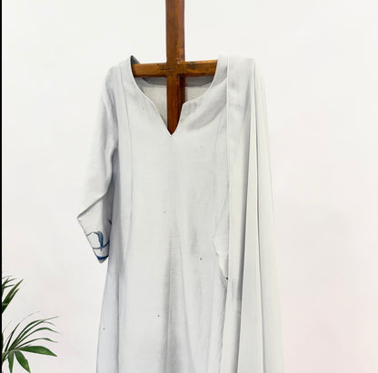 Powder Blue Peonia Kurta Set