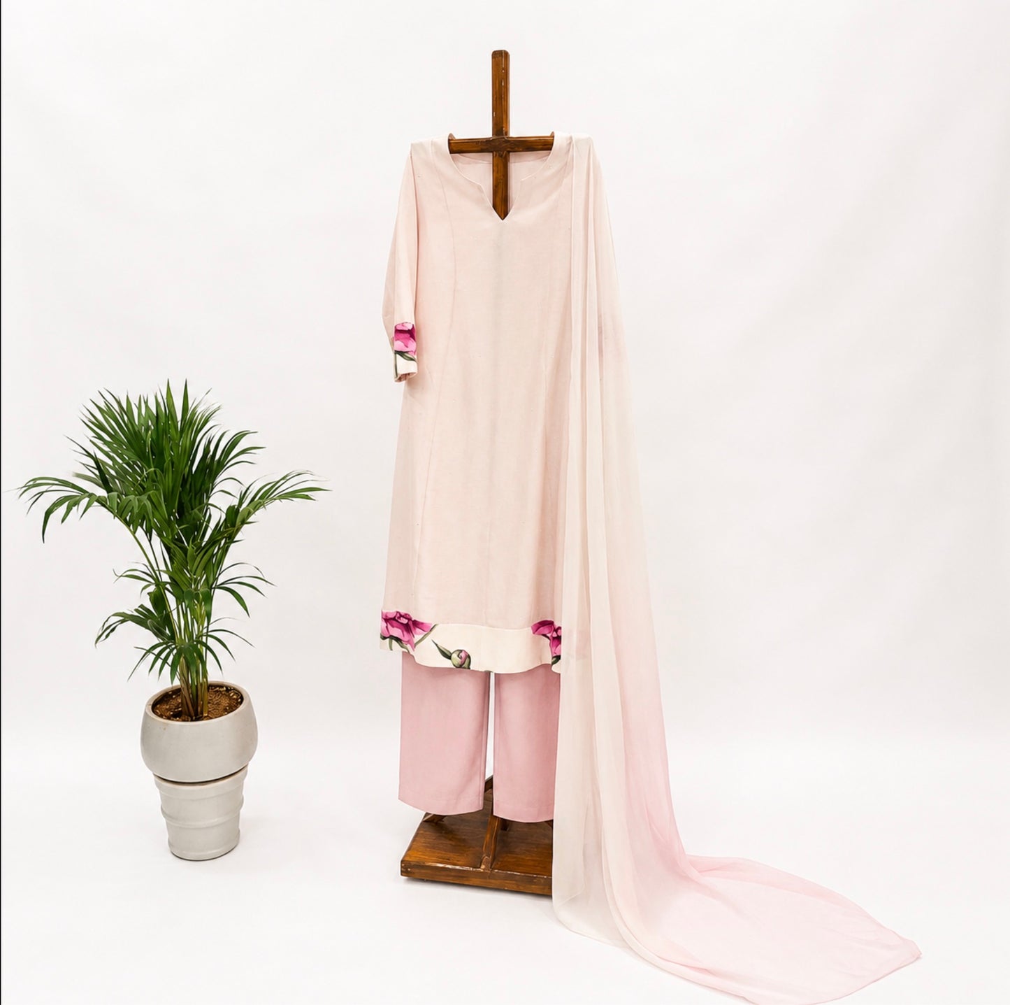 Blush Peonia Kurta Set