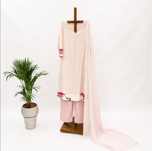 Blush Peonia Kurta Set