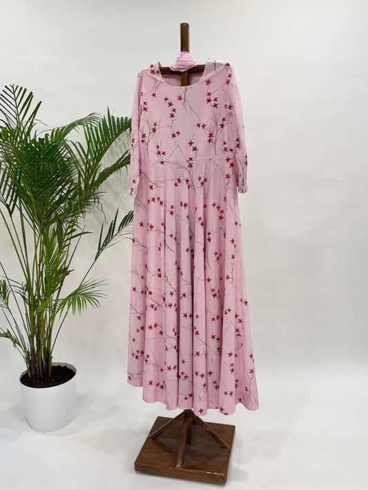 Pink Bloom Kurta Set