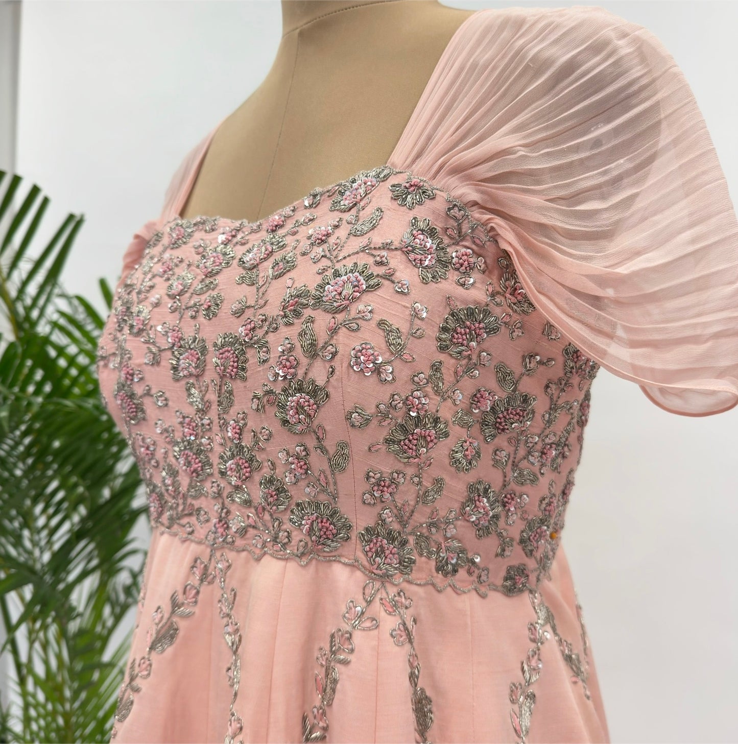 Peach Peonia Gown