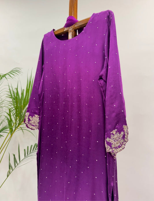 Purple Tamara Kurta Set