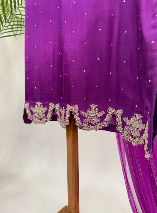 Purple Tamara Kurta Set