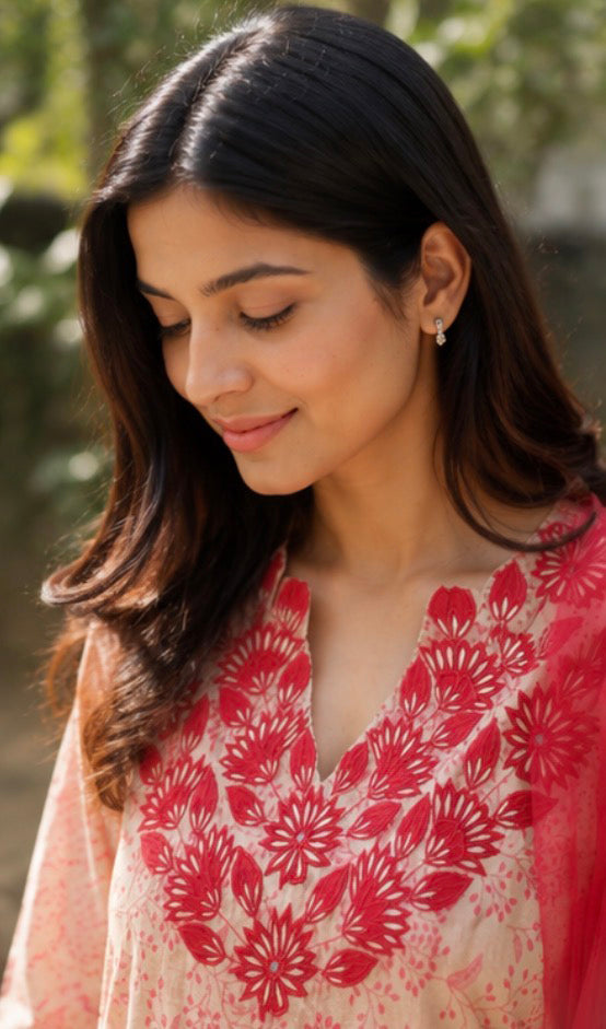 Blush Kumri Kurta Set