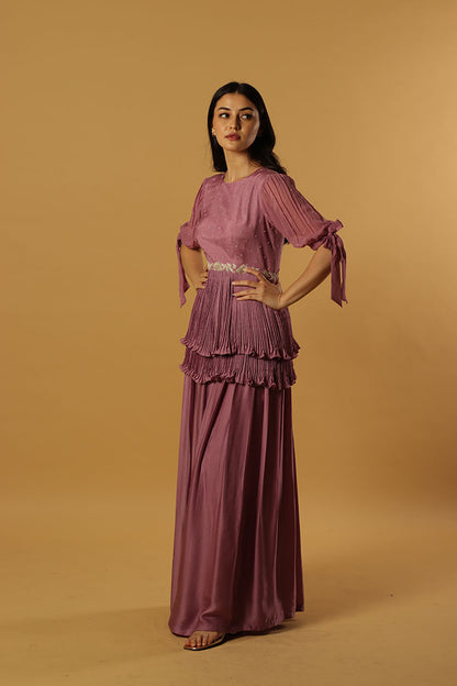 tie Peplum pants