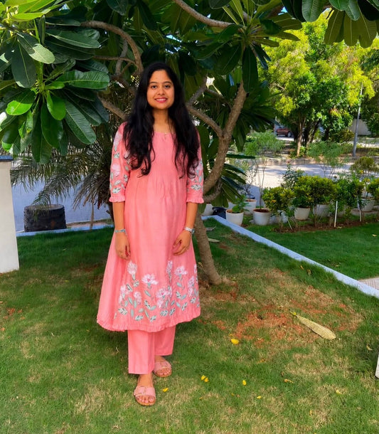 Peach ME Kurta Set