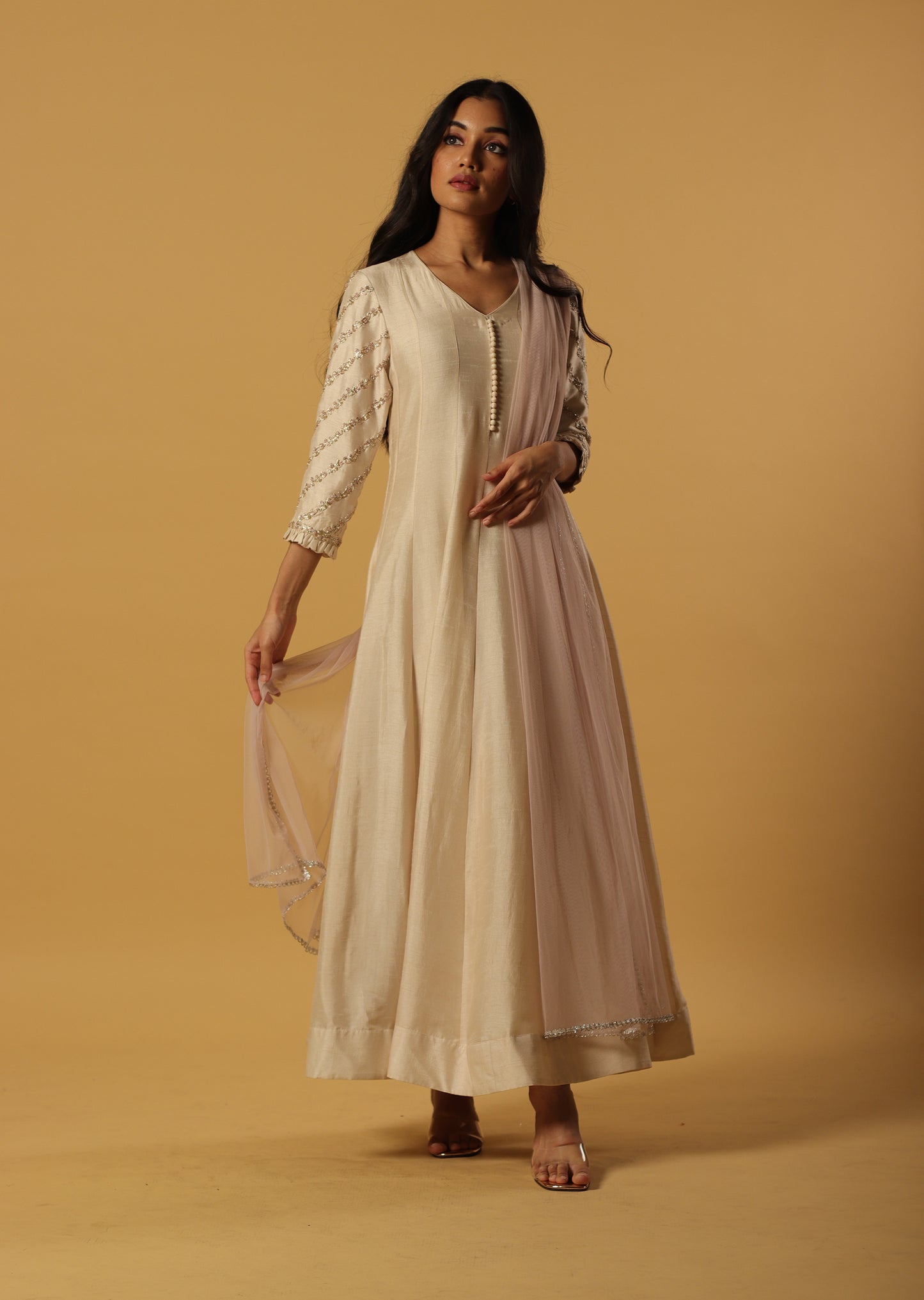 Ivory kurta set