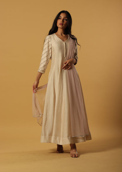Ivory kurta set