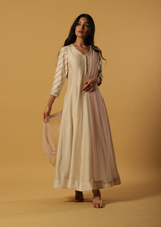 Ivory kurta set