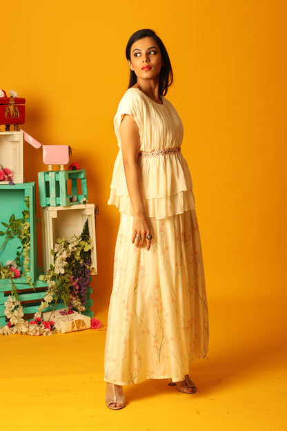 bloom peplum pants