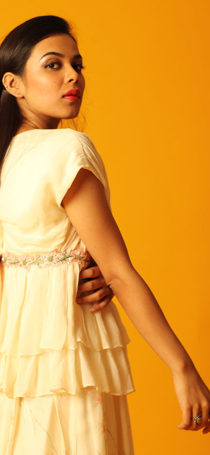 bloom peplum pants