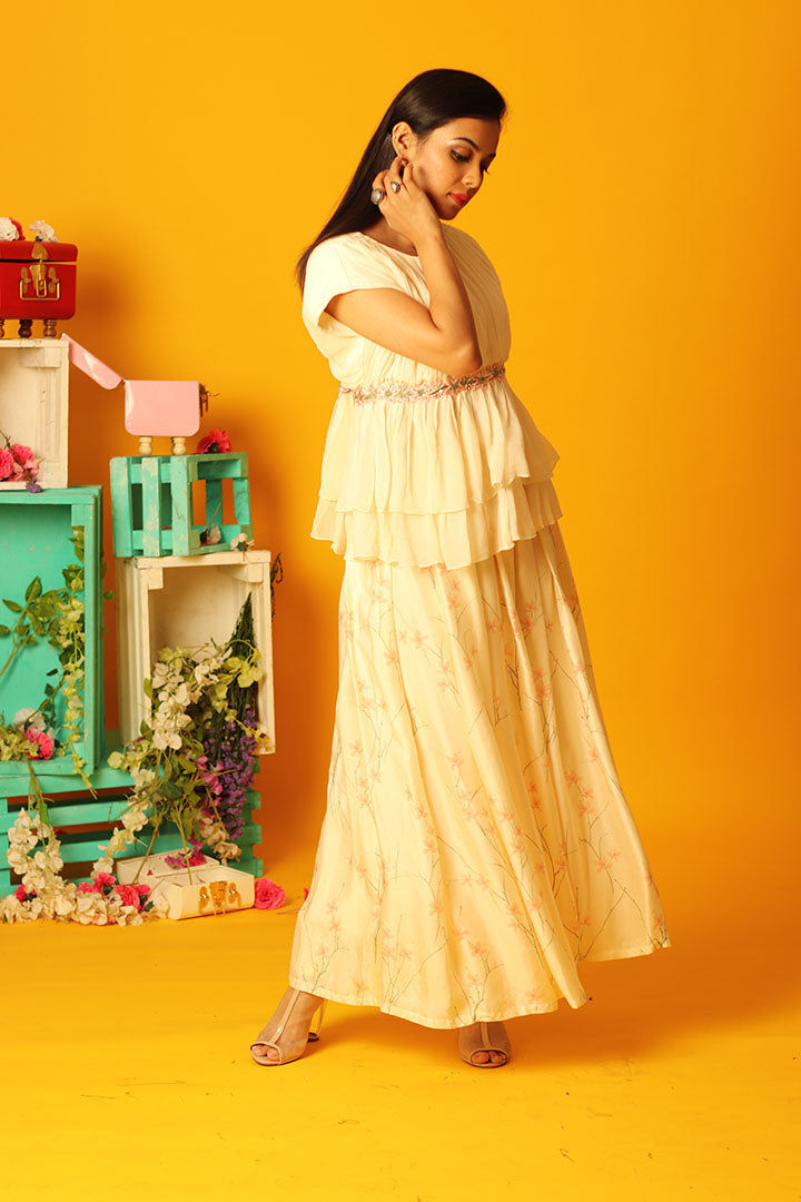 bloom peplum pants