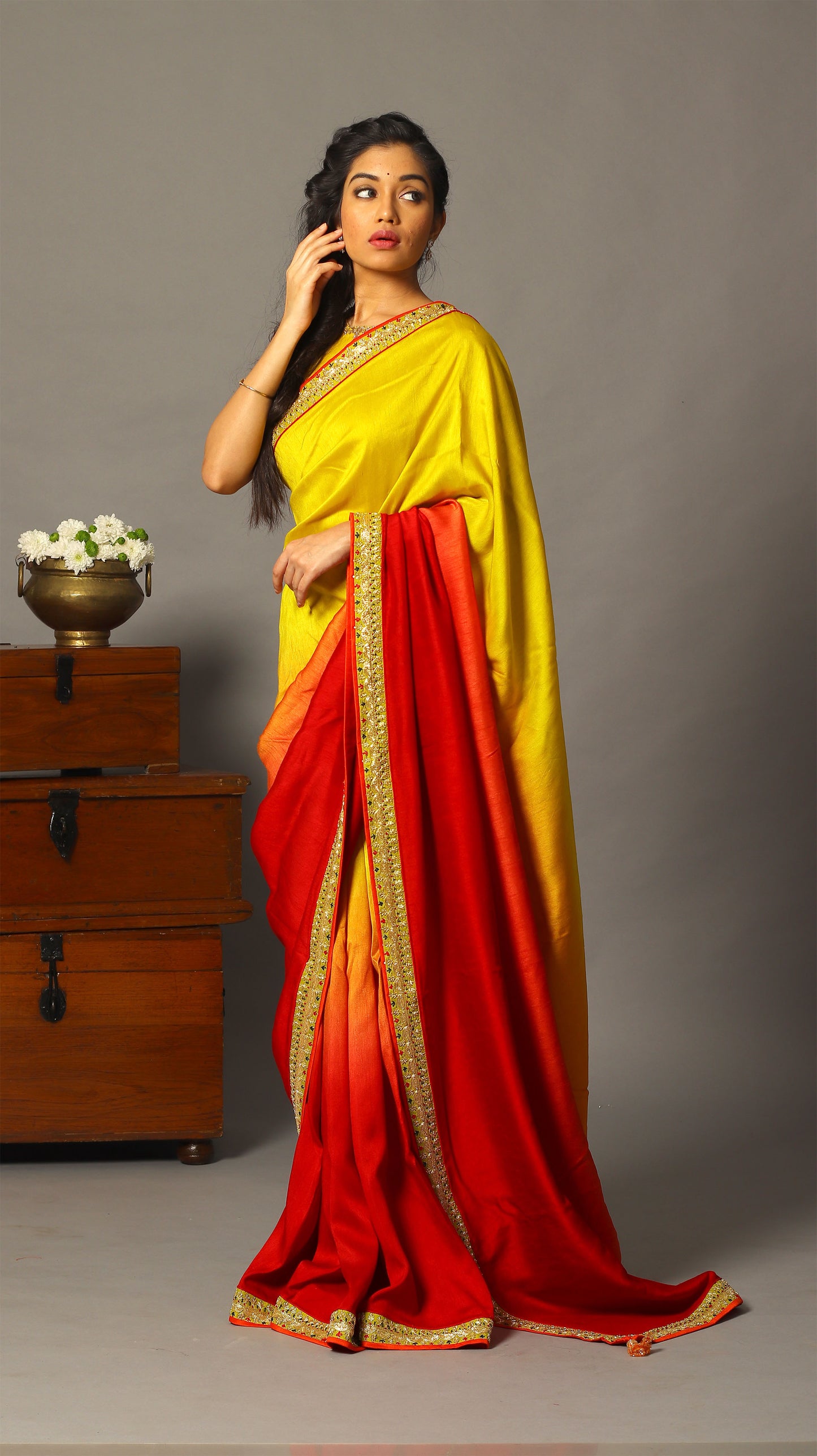 Ombre Tamara Saree Set