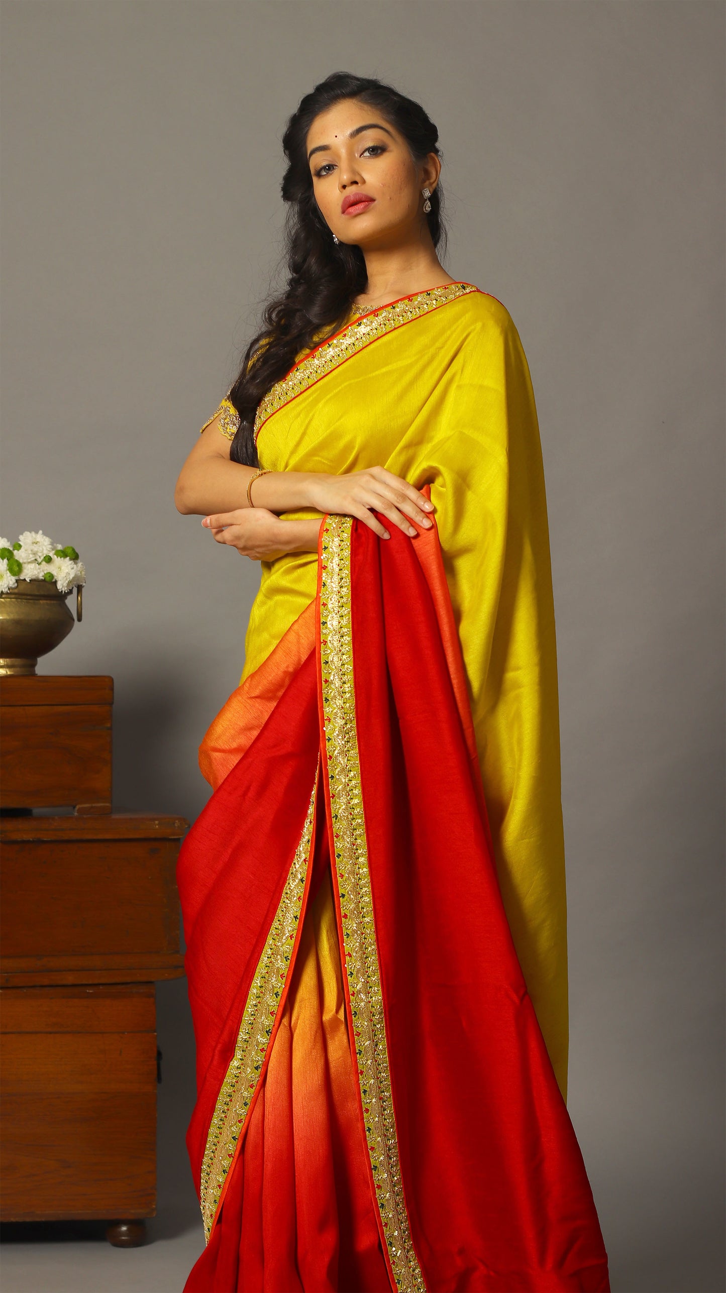 Ombre Tamara Saree Set
