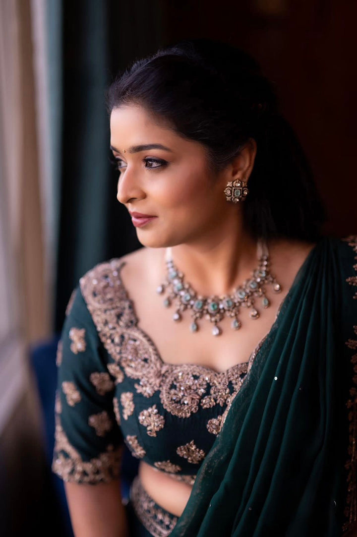 Green Tamara Lehenga