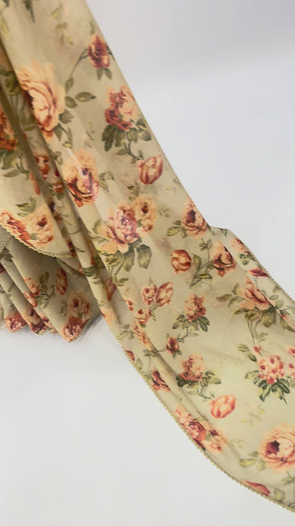 MINTGREEN FLOWER BUNCH KOTA SAREE